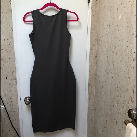 ♦️Super Bawl 🏈 Sale NWT Bodycon Gray Dress - Picture 8 of 8